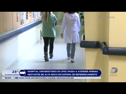 HU da UFSC passa a atender apenas gestantes de alto risco em sistema de referenciamento