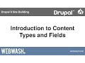 Drupal 8 Site Building 2 1 Introduction to Content Types and Fields