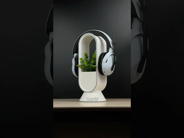 Mars, self-watering planter & headphone stand. video thumbnail