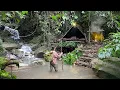 Download Lagu Membangun istana di hutan Dan bertahan hidup sendirian selama 100 hari  - Eps. 04 Paman Bara