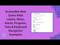 Accessible Web Design with ARIA Roles Keyboard Navigation Complete Guide