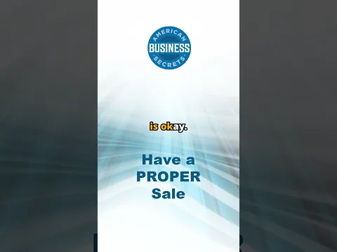 Have a PROPER Sale #business #sales #advertising #promotion @AmericanBusinessSecrets #readalong