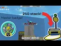 Getting 250 stack sticker stack master badge roblox bee swarm simulator