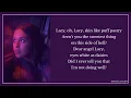 LACY - OLIVIA RODRIGO LYRICS