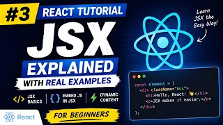 React JSX Tutorial for Beginners Master JSX with Real Examples