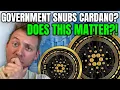 Download Lagu CARDANO ADA - GOVERNMENT SNUBS CARDANO?! WHAT DOES IT MEAN?!