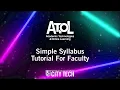 Brightspace Simple Syllabus Tutorial for Faculty