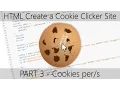 HTML Create a Cookie Clicker Site - Part 3 Cookies