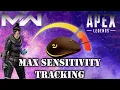 Extreme HIGH SENSITIVITY TRACKING on Apex Legends and Warzone