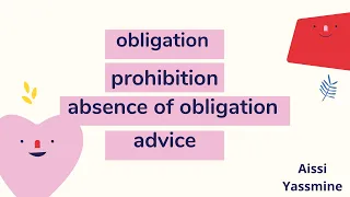 Obligation Prohibition Absence Of Obligation Advice الوجوب المنع غياب الضرورة و النصيحة 