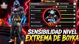 ¡LA MEJOR SENSIBILIDAD 2026 DE BOYKA💀PARA PEGAR TODO ROJO! EL MEJOR JUGADOR DE LATAM!