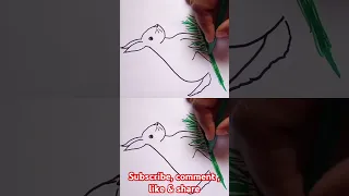 Rabbit outline drawing