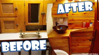 Time Lapse Boat Bathroom Remodel from Start to Finish | Sailing Wisdom