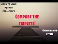Compare the Triplets Solving Python Problems Challenge Answering with Python