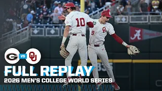 Oklahoma vs Georgia 2026 Men s College World Series FULL REPLAY