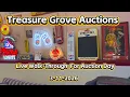 Treasure Grove Auctions Live Walk-Through for 3-11-26 Auction