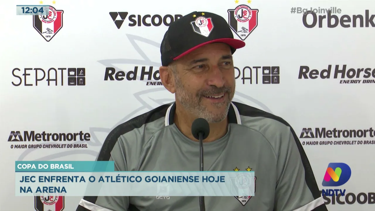 Copa do Brasil: JEC enfrenta o Atlético Goianiense hoje na arena