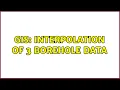 GIS Interpolation of 3 borehole data