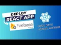 Deploying React App on Firebase Hosting with using GitHub Actions