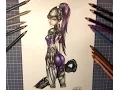 Drawing Widowmaker from Overwatch