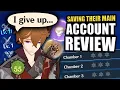Doing EVERYTHING We Can To Save This Account Genshin Impact Account Review