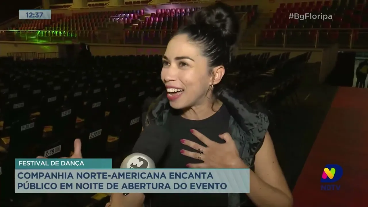 Companhia norte-americana encanta público na abertura do 40° Festival de Dança de Joinville
