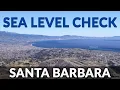 Sea Level Check - Santa Barbara