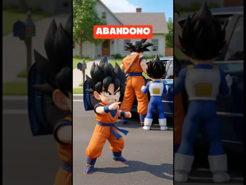 Goku es abandonado #shortviral