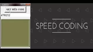 Python Tkinter Gui Hex Colour Code generator