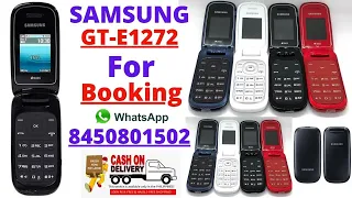 Brand New Samsung GT E1272 Folding Mobile Phone Buy Online Samsung E1272 Mobile Phone Unboxing 