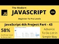 The Modern JavaScript Tutorial 4th JavaScript Project Advance To Do List Tech Quick Learner