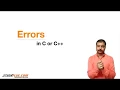 C Programming Errors in Hindi