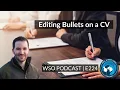 E224 Editing Bullets on a CV Weekly Intern Meetup