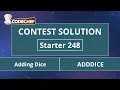 Adding Dice ADDDICE Starter 248 CodeChef Solution