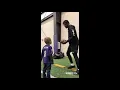 Lamar Jackson Plays Catch with Young Fan