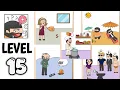 Brain Test 5 Level 15 - All Parts Walkthrough