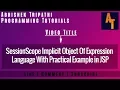 Expression Language In Jsp Part-22 sessionScope Implicit Object of EL Jsp EL