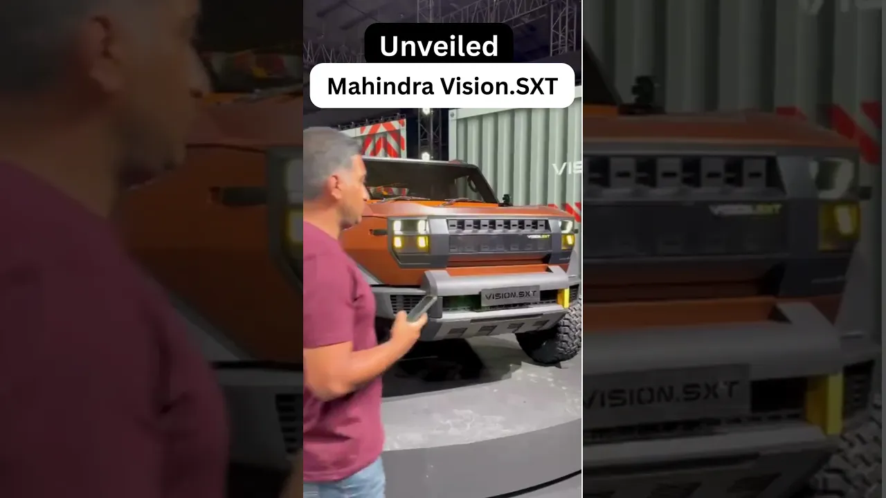 Mahindra Vision SXT Concept | Futuristic SUV Revealed