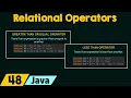 Relational Operators in Java