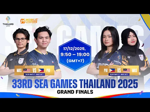 Video Thumbnail: SEA Games 33 Thailand | Men's dan Women's MLBB Grand Finals | Filipino