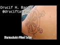 Drucif H Barth Dharma Chakra Geometric Tattoo Time-lapse