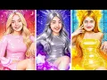 Download Lagu Moon Vs Sun Vs Star Girl At Prom Night | One Colored Makeover Challenge!