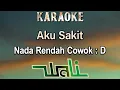 Aku Sakit (Karaoke) Wali Nada Rendah Pria/ Cowok/ Low Male key D
