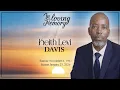 In Loving Memory - Keith Levi Davis