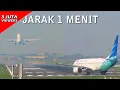 Lagu Two Garuda Indonesia Aircraft Take Off at Nearby and Sequential Times at Soekarno Hatta Airport