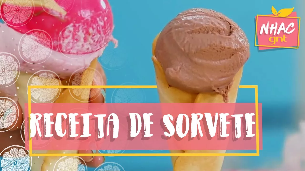 SORVETES DE BAUNILHA, CHOCOLATE E MORANGO RAÍZA COSTA RAINHA DA COCADA