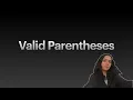 Stacks-2 Valid Parentheses