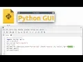 Develop simple Python GUI in Linux Desktop