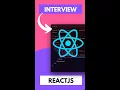 React Most Asked Interview Question pt3