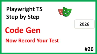 CodeGen in Playwright to Record Test case Absolute beginners